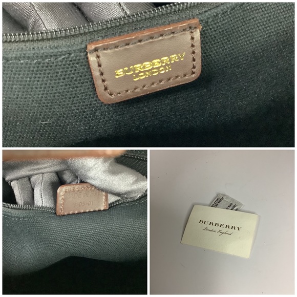 🛍BURBERRY Vintage Coated Canvas(PVC) House Check Shoulder bag🛍 - Picture 10 of 12